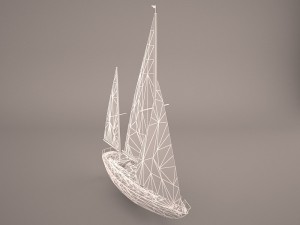 moonli ship 3Dモデル