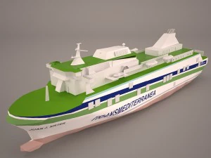 Schwesterschiff 3D Modell