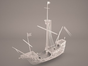 santa maria 3D Model
