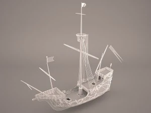 santa maria 3D Model