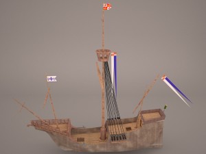santa maria 3D Model