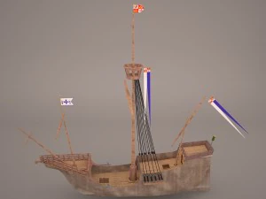 santa maria 3D Model