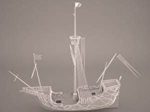 santa maria 3D Model