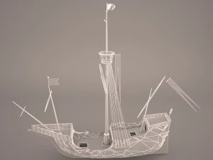 santa maria 3D Model