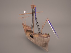 santa maria 3D Model