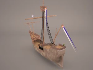 santa maria 3D Model