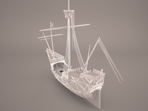 santa maria 3D Model