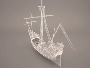santa maria 3D Model