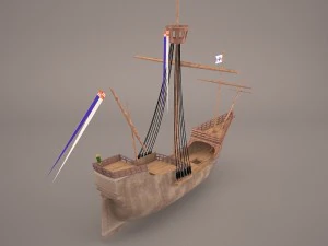 santa maria 3D Model