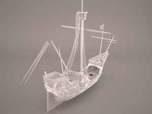 santa maria 3D Model
