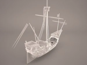 santa maria 3D Model