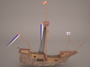 santa maria 3D Model