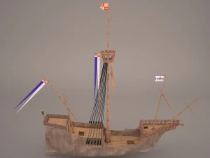 santa maria 3D Model