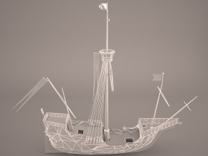 santa maria 3D Model