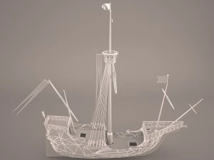 santa maria 3D Model