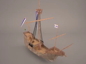 santa maria 3D Model