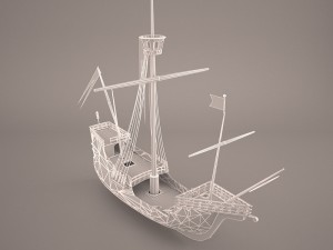 santa maria 3D Model