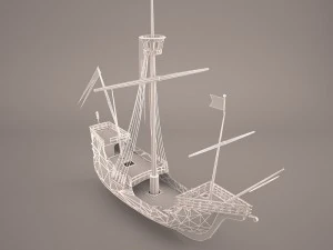 santa maria 3D Model
