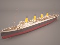 rms titanic cruise ship Modèle 3D