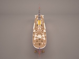 rms titanic cruise ship Modelo 3D