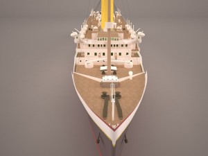 rms titanic cruise ship Modelo 3D