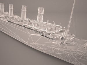 rms titanic cruise ship Modelo 3D