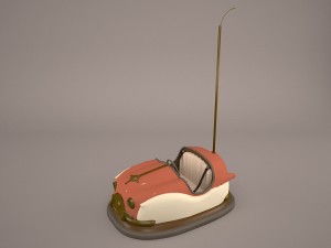 auto-scooter and bumper cars Modèle 3D
