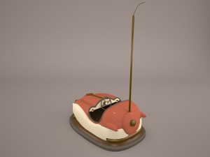 auto-scooter and bumper cars Modèle 3D