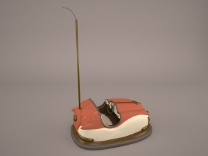 auto-scooter and bumper cars Modèle 3D