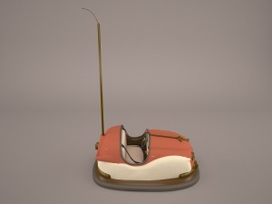 auto-scooter and bumper cars Modèle 3D