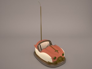 auto-scooter and bumper cars Modèle 3D