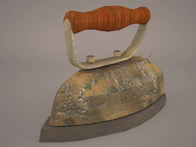 old iron 3D Model .c4d .max .obj .3ds .fbx .stl .blend