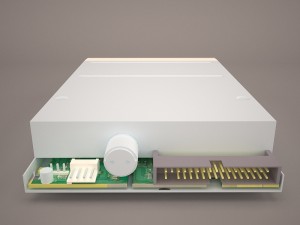 floppy disk drive 3D Model