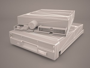 floppy disk drive 3D Model