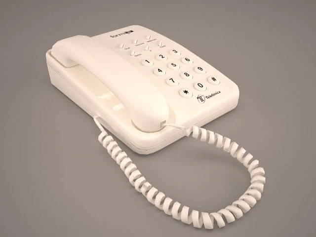phone dialing 3D Model .c4d .max .obj .3ds .fbx .stl .blend 