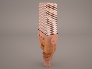 microphone Model 3D