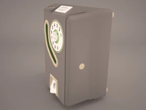 vintage payphone 3D Model