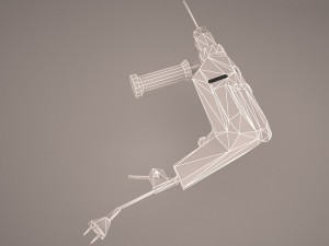 electric drill not branded 3D Модель