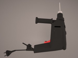 electric drill not branded 3D Модель