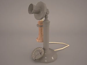 vintage telephone 3D Model