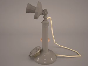 vintage telephone 3D Model