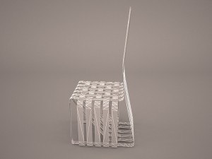 gehry high sticking chair 3D Model