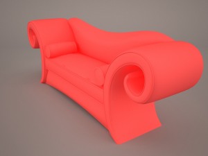loveseat Model 3D