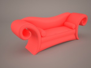 loveseat Model 3D
