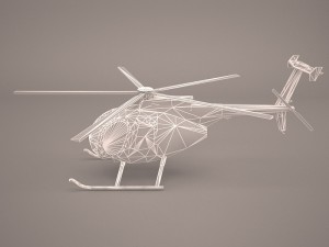 hughes ah-6 little bird 3D मॉडल