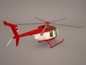 hughes ah-6 little bird 3D मॉडल