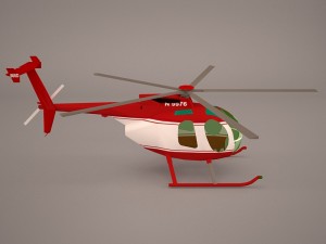 hughes ah-6 little bird 3D मॉडल