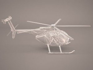 hughes ah-6 little bird 3D मॉडल