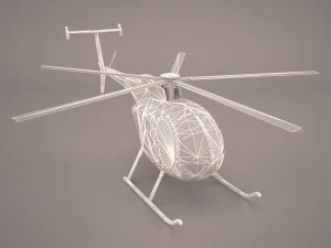 hughes ah-6 little bird 3D Model