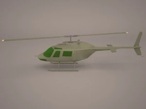 uh1 basic helicopter 3D Model